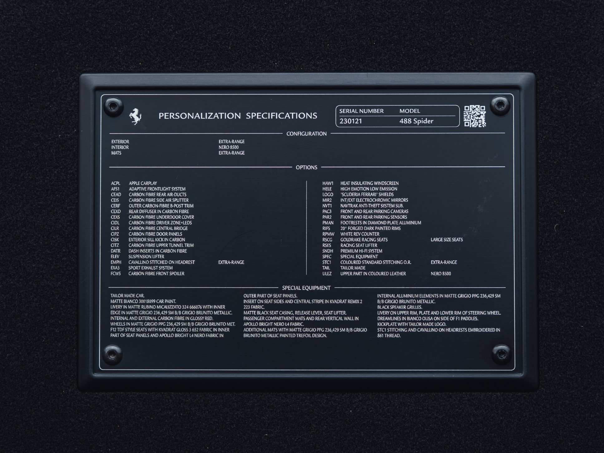 2017 Ferrari 488 Spider 