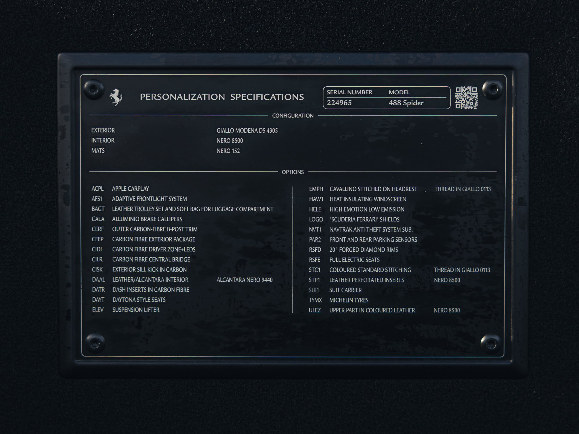 2017 Ferrari 488 Spider